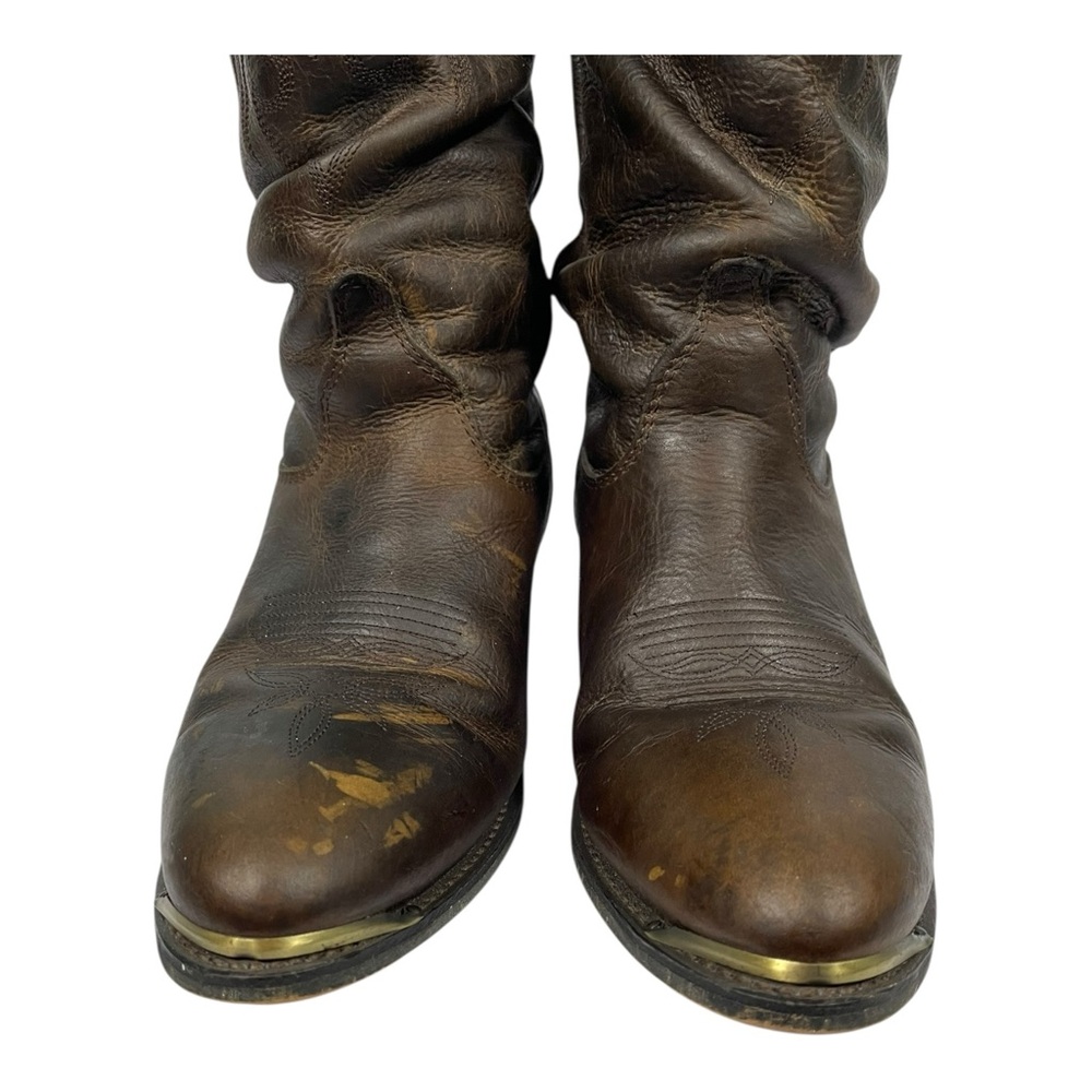 Dingo Golden Condor Women’s Leather Cowboy Boots Size 9 Brown Model D17542 - Picture 5 of 10